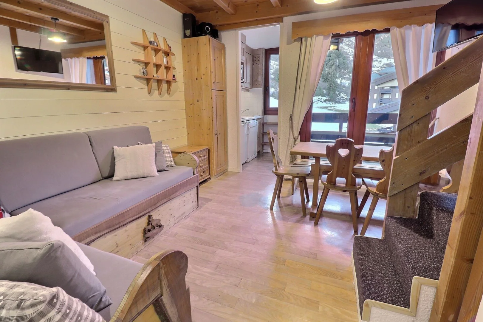 CROB22 / Trois pièces mezzanine / Méribel / Le Hameau